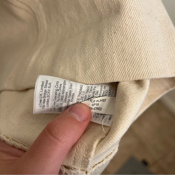 Madewell Capital A-Line Mini Skirt Size 14 Cloud Lining - Picture 5 of 8